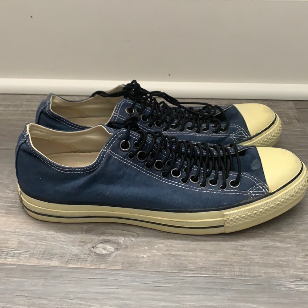 Vintage Converse x John Varvatos Chuck Taylors Blue Multi-Eyelet Men's 9